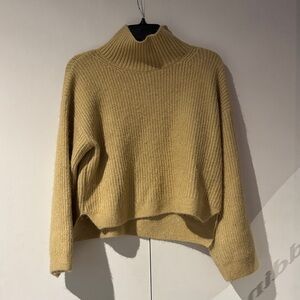 Topshop Camel Cowl Neck Sweater